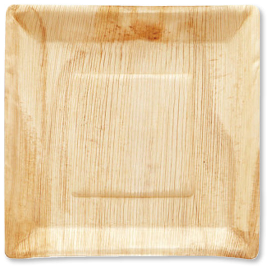 Disposable Stylish SQUARE Palm Leaf Plates are a unique alternative to other disposable tableware on the market.  Chemical-free / Non-toxic• Biodegradable / Compostable• Microwave Safe• Oven Safe• Refrigerator safe. From Palm Leaf Plates NZ
